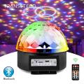 Bluetooth led DJ Disco Light Sound Control Stage Lights RGB Magic Crystal Ball Lamp Projector effect Lamp Light Christmas Party. 