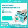 NASAN Universal Non-Slip Soft Silicone Pad For Cell Phone Curved Screen Glass OCA Glue Cleaning Laminating Repair Suction Mat. 