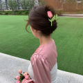 Korean Fashion 3D Tulip Flower Shaped Hairpin / Women Popular Exquisite Hair Grab Clips / Girls Hair Accessories. 