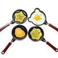 Black Stainless Steel Cartoon Shape Mini Non Stick Little Star Mini Egg Frying Pan – (Random Shape). 