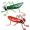 Handmade Metal Grasshopper Garden Decor  Outdoor Wall Art Garden Statues Suitable for Patio,Lawn,Tree,Backyard,Yard Decor,Wooden Fence Decorations. 