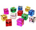 Christmas 12pcs Mini Gift Box Hanging Ornaments Decoration Set - Xmas Tree Square Gift Box Decoration Items - Christmas Decoration (12 Pcs). 