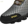Men's Sneakers Breathable Lightweight Casual Mesh Upper Men Outdoor Shoes Men Hiking Shoes 39 Grey. 