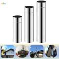 Portable Pipe Chimney Pipe Hot Tent Exhaust Pipe Chimney Extension Pipe for Hiking Outdoor Tent Burner Furnace , 6cmx30cm. 