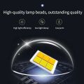 Motorcycle LED and Car Mini Driving Light Set Five Modes (2PCS) LED Headlight Fog Light 60W 12000lm Driving Headlight Bulb IP68 Waterproof Auxiliary Spotlight + DRL Blue. 