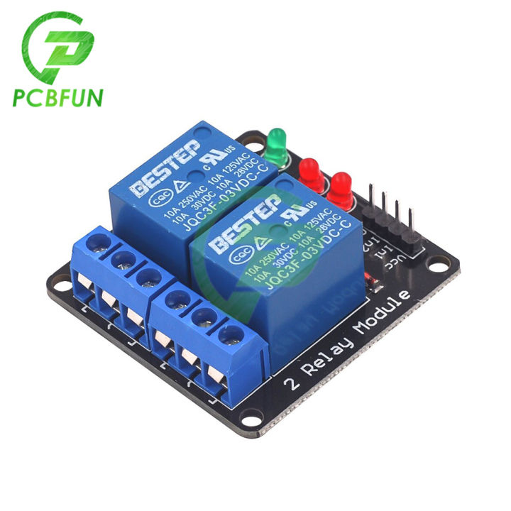 3v 3.3v 1/2 Channel Relay Module Low Level Trigge With Lamp Relay ...