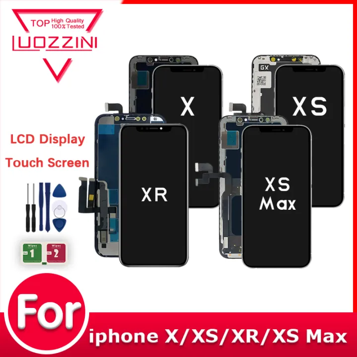 AAA+ OLED LCD For iPhone X XR XS XS Max Display Screen Touch Screen For ...