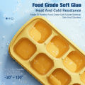 8 Grids DIY Silicone Ice Cube Mould With Lid Ice Cube Mold Kitchen Tools MLK. 