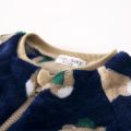 Sanlutoz Cute Bear Fleece Thickened Long Sleeve Toddler Jumpsuits Warm Cozy Korean Style Zipper Winter Baby Rompers Clothing. 