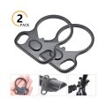 Black support core with ring clip double hole butterfly piece butterfly ring metal Jinming 9th generation buckle buckle 2 a bag outdoor tactical accessories tactical harness loop. 