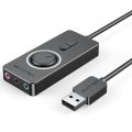 Vention USB External Sound Card USB to 3.5mm Audio Adapter USB to Earphone Microphone for Macbook Computer Laptop PS4 Sound Card. 