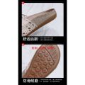 Half Slippers Home Indoor Room Cotton Slippers Closed Toe Old Beijing Sandals Women's Linen Outer Wear New Loafers Breathable. 