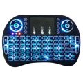 Backlit Mini Keyboard Touchpad Mouse, Mini Wireless Keyboard with Touchpad and Multimedia Keys for Android TV Box Smart TV HTPC PS3 Smart Phone Tablet Mac Linux Windows OS. 