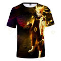 Naruto Uchiha clan T shirt men anime T shirts new summer short sleeve o-neck cotton Uchiha Sasuke T-shirt tops. 