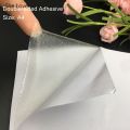 21cm Chzimade 10Pcs A4 Double-Sided Tape Self-adhesive Sheet Transparent Glue Clear Sticker Paper for Craft Cards Photo Album Making. 