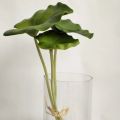 Flower Arrangement PU Artificial Lotus Romantic Lifelike Simulation Lotus Leaf Long Stem Handmade Fake Lotus Branch Garden. 