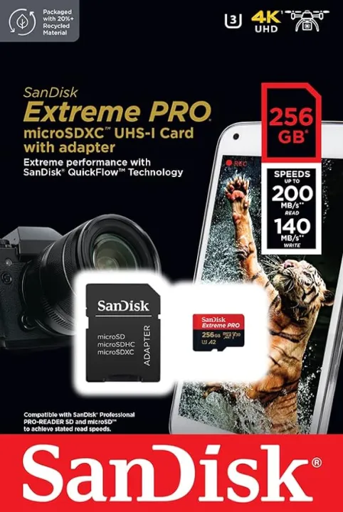 SanDisk Extreme PRO microSDXC™ UHS-I CARD 256GB