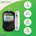 OneTouch Select Plus Simple glucometer machine | Simple & accurate testing of Blood sugar levels at home | Global Iconic Brand | FREE 10 Test Strips + 10 Sterile Lancets + 1 Lancing device. 