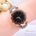 Casual Women Watches Starry Sky Quartz Wristwatch Female Clock Leather Fashion Ladies Wrist Watches. 