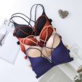 Women's Back Beautify Front Buckle Basic Breathable Push Up Bra. 