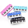 Music Notes Piano Keyboard Pencil Case Pen Bags Large Capacity Stationery Office. 