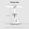 Esogoal Desk Lamp Double-head Table Lamps 3 Color Touch Dimming Nordic Lamp Desk Light College Dorm Bedroom Lamp Modern Table Lamp Eye Protection Lights Work And Study Table Lights. 