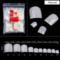 500Pcs False Artificial Toe Nails Tips French Foot Tips Acrylic Professional Nail Art Decor Full Cover Toenails Manicure. 