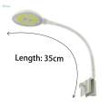Mini Aquarium Light Clip Multipurpose 4W Fish Tank Light Fish Tank Plant Lamp for Small Fish White A. 