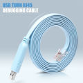 【TopazTrove】USB To RJ45 for Cisco USB Console Cable 1.8M Debugging Line H3C Cisco Control Configuration Switch Routing Line. 