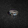 Vintage Men and Women Owl Ring Silver Color Engagement Rings Jewelry Gifts@#Queena. 