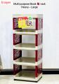 Book Rack / Storage Rack / Book Shelf 5 Layer Multipurpose Plastic Organizer. 