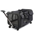 2in1 Extra-Large Pet Carrier Trolley Cat Carrier Cage Beg Kucing Murah Beg Roda Kucing Bag Kucing Travel Pet Carrier Bag Pet Trolley Case Detachable Universal Wheel Breathable Foldable Large-capacity Dog Bag. 