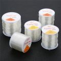 100m/roll 0.5-1.0mm Crystal Elastic Beading Thread Cord- DIY Necklace Bracelet Jewelry Making Accessories. 