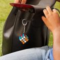 Mini keychain Magic cube Pocket 3x3x3 car pendant rotate Cube Of Rubiks Classic 3X3 Keyring Keytag. 