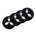 【Miga Plaza】Hardingsun 4Pcs Car Wheel Center Hub Caps Emblem Stickers For Mitsubishi lancer asx outlander pajero l200 galant. 