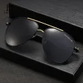LouisWill Mens Oversized Polarized Shades Sunglasses Outdoor 100% UV Protection Lightweight Eyewear with Free Box. 