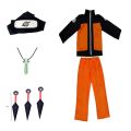 Anime Blaster Jacket Adult Naruto Costume Halloween Role Play Costumes Kids Secondary Fantasy Set Necklace Headband Toys. 