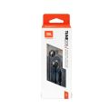 J B L Tune 205 Pure Bass Metal Earbud Headphones with Mic (Black). 