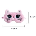 Cute design Cute eye Adjustable strap Soft plush Sleeping aid Plush sleep Travel-friendly Big-eyed eye patch for Travel and airplane use Sleepovers and camping Children's sleep aid Relaxation and. 