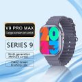 Latest Smart Watch V9 Pro Max 2.1 Inch Amoled Big Screen Intelligence True Buckle Bluetooth Call Ai Assistant Nfc Smartwatch. 