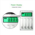 DoomHot Electric Battery Charger 4 Slots Intelligent LED Indicator USB Charger Home Battery Charger Fast Intelligent 4 Slots LCD Battery Charger Fast Charging Adapter. 