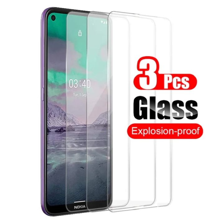 3Pcs Tempered Glass For Nokia 5.4 3.4 8.3 5.3 6.2 3.2 1.4 Screen Protector Phone Protective Film Premium Glass Shield 9H 0.26mm