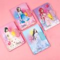 dairy books for girls Cartoon Girl's Notebook Password Lock Coloring Page Notebook Diary Children Primary School Students Notepad Back to School Gifts. 