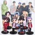 BTS Model Toy Cartoon Shape Exquisite Desktop Ornament Bangtan Boys Group Doll Figure Birthday Gift - toys for boys. 