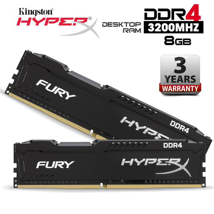 HyperX Fury DDR4 8GB RAM 3200MHz