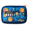 Smiggle Hardtop Pencil Case 'B ball'. 