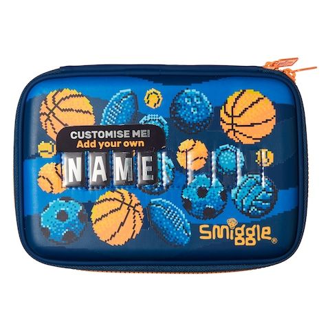 Smiggle Hardtop Pencil Case 'B ball'