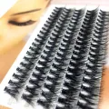 160/100/60Pcs Cluster Professional Make Up Individual Eyelashes Grafting False Eyelashes Lash Extension Individual Eyelash New. 