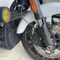 Motorcycle Front Fork Guards Dust Protection Lower Fork Leg Deflector Shield for Touring CVO Road Glide Black. 
