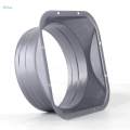 Air Vent Duct Connector Flange Straight Ventilation Pipe for Ventilation Metal Vent. 